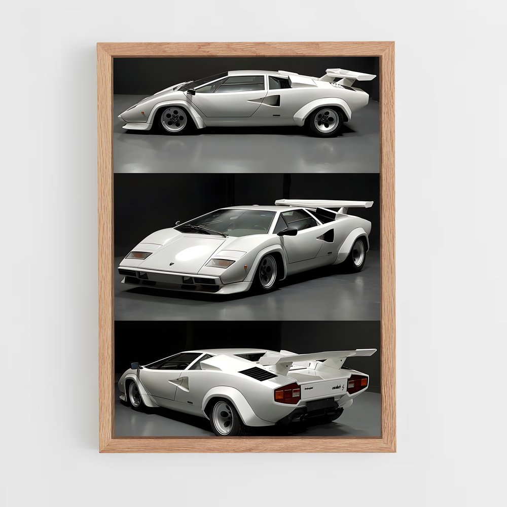 Poster Countach Dream – affiche Lamborghini (vue 4)